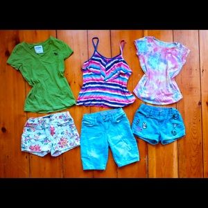 3 summer outfits girls size medium/size 7/8-10